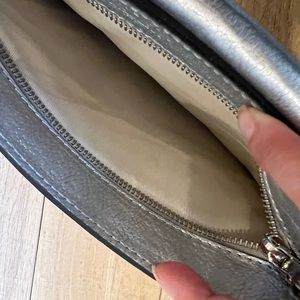 Leather envelope crossbody/clutch